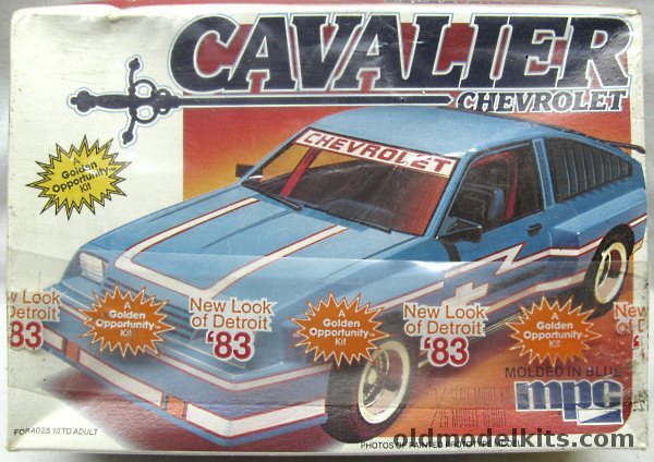 MPC 1/25 1983 Chevrolet Cavalier Coupe, 1-0834 plastic model kit